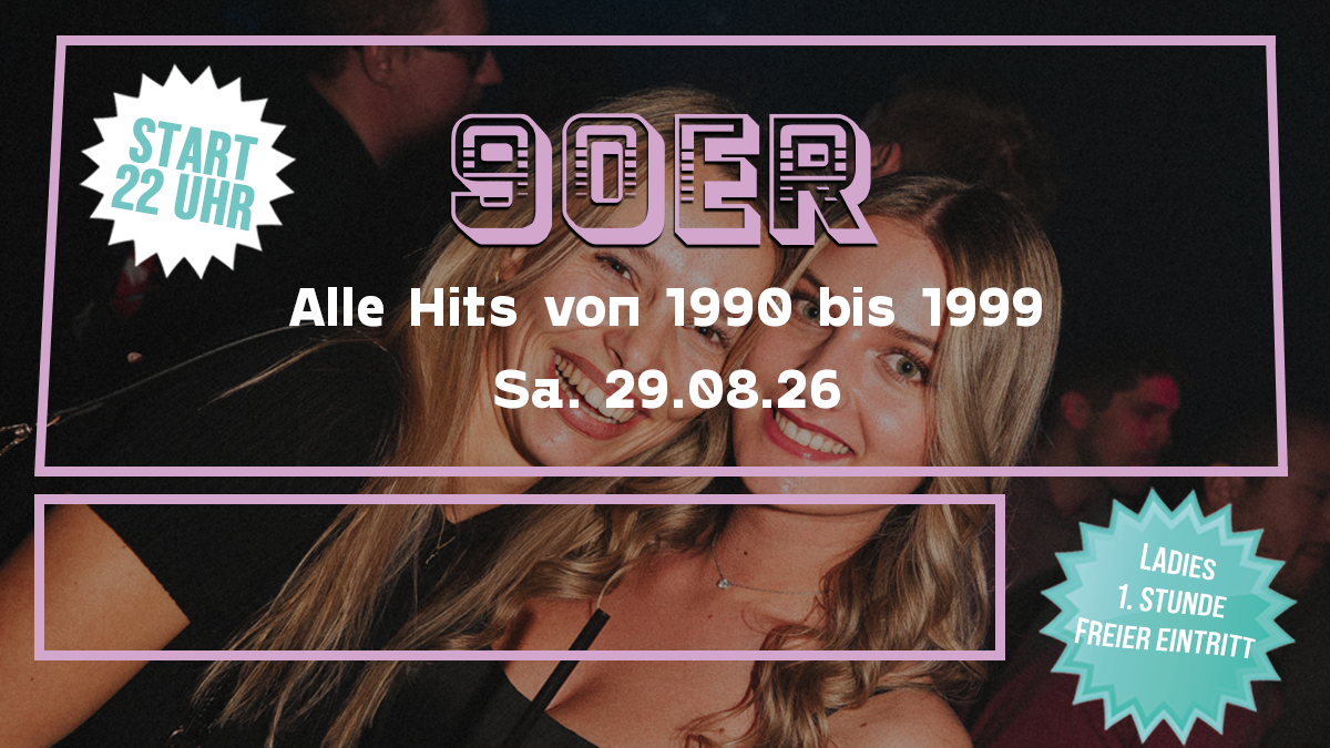90er Party | Alle Hits von 1990 bis 1999 - Ladies erste Stunde FREE